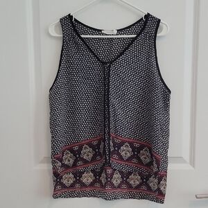 Lush Boho Hi-Lo Women's Sleeveless Top Size Medium